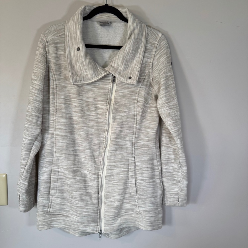 Avalanche Outdoor Supply Company Women's Heathered Knit Moto Jacket Size Large